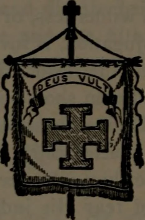 An illustration from Morals and dogma of the ancient and accepted Scottish Rite of freemasonry, 1906, leaf 833