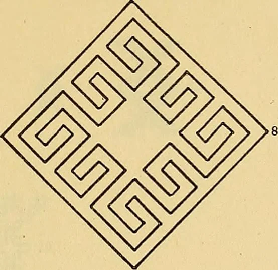 An illustration from Mordvalaisten pukuja kuoseja. Trachten und Muster der Mordvinen, 1896, leaf 170