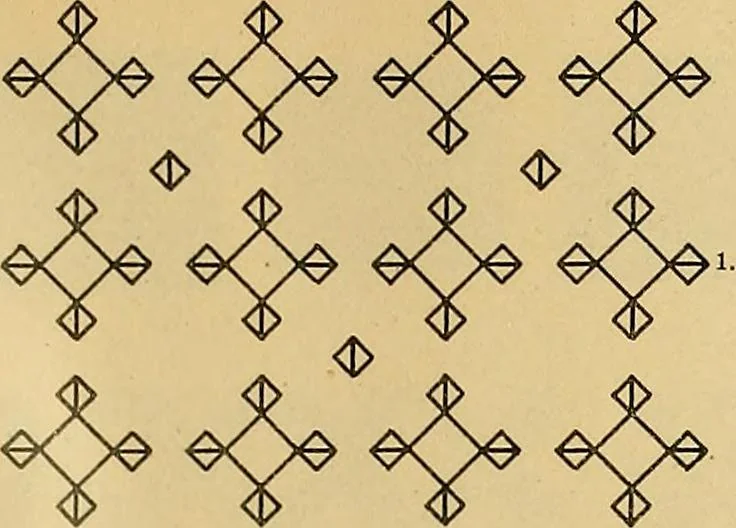 An illustration from Mordvalaisten pukuja kuoseja. Trachten und Muster der Mordvinen, 1896, leaf 224