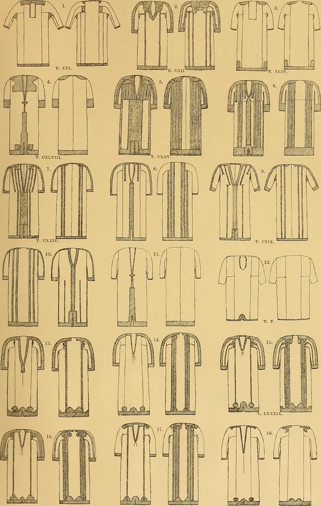 An illustration from Mordvalaisten pukuja kuoseja. Trachten und Muster der Mordvinen, 1896, leaf 24