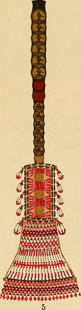 An illustration from Mordvalaisten pukuja kuoseja. Trachten und Muster der Mordvinen, 1896, leaf 468