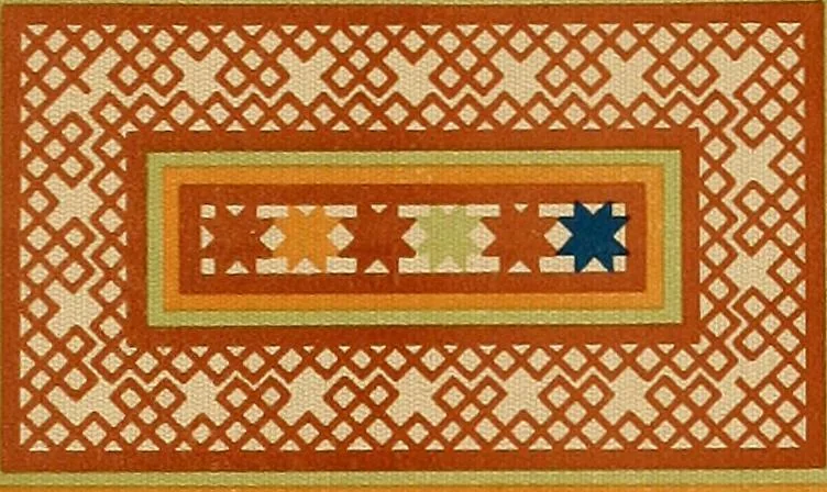 An illustration from Mordvalaisten pukuja kuoseja. Trachten und Muster der Mordvinen, 1896, leaf 514