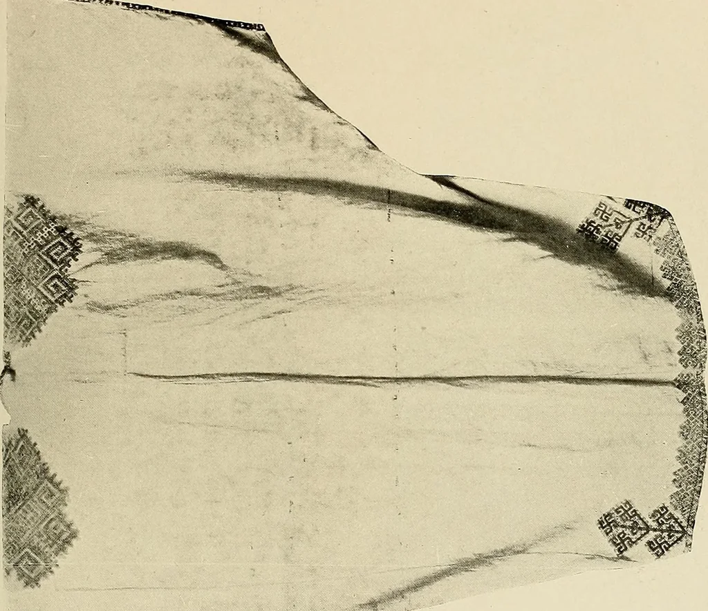 An illustration from Mordvalaisten pukuja kuoseja. Trachten und Muster der Mordvinen, 1896, leaf 530