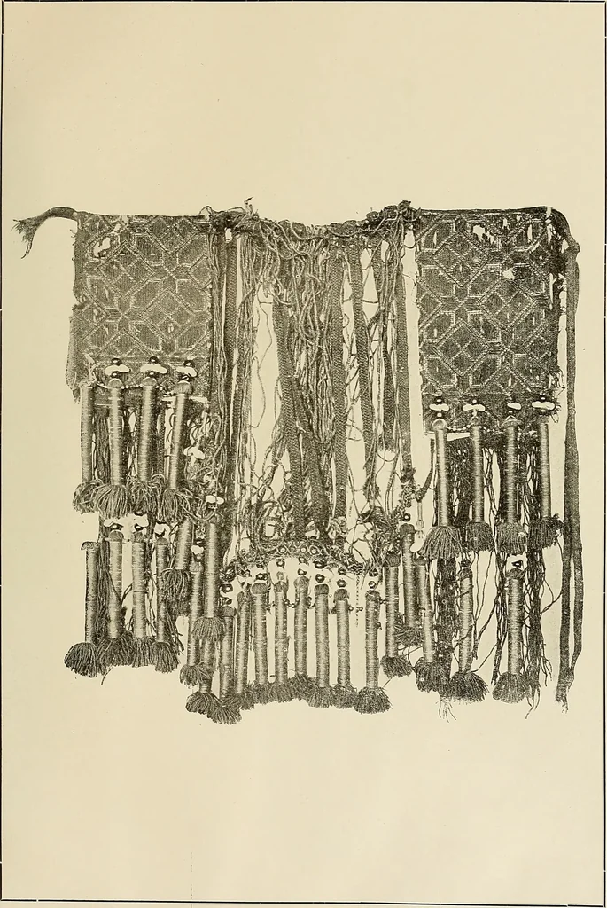 An illustration from Mordvalaisten pukuja kuoseja. Trachten und Muster der Mordvinen, 1896, leaf 538