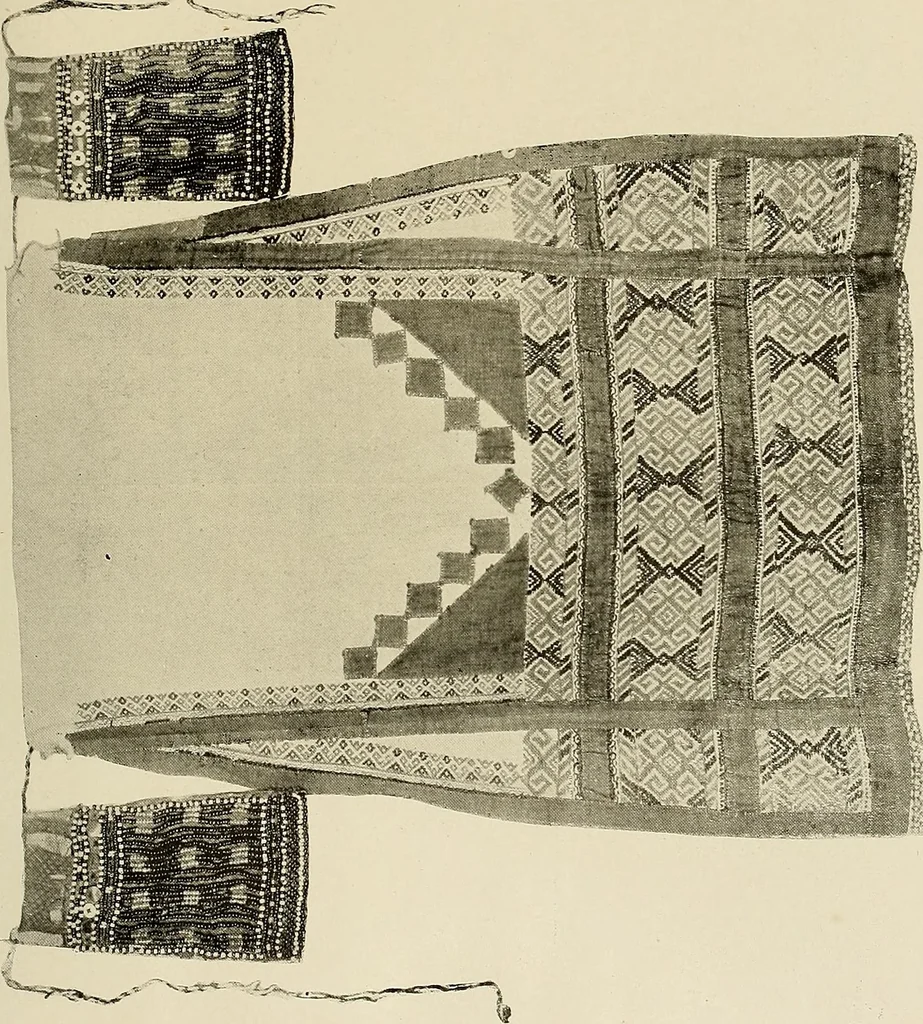 An illustration from Mordvalaisten pukuja kuoseja. Trachten und Muster der Mordvinen, 1896, leaf 558