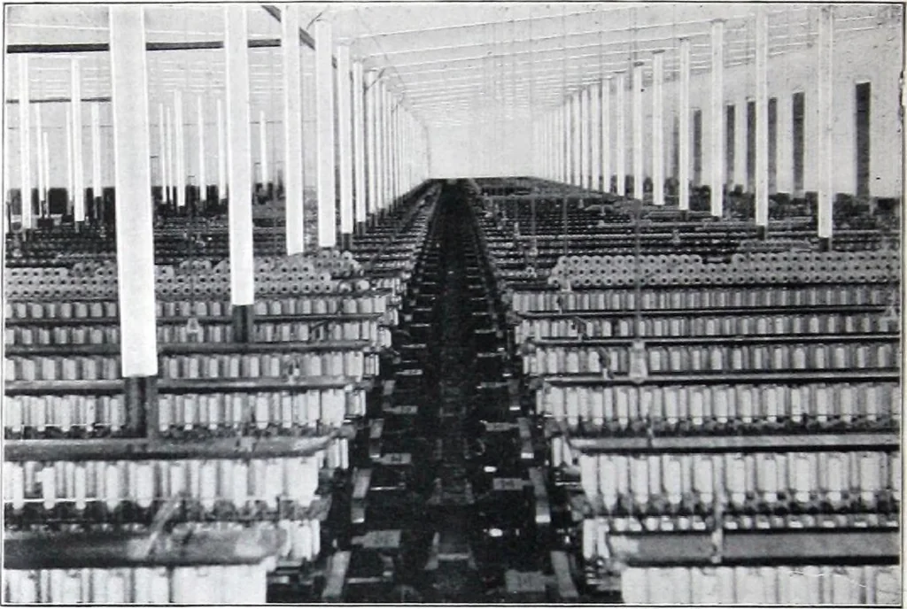 An illustration from "More Light: The Modern Well-lighted Plant is the "Barreled Sunlight" Plant, 1921, leaf 11