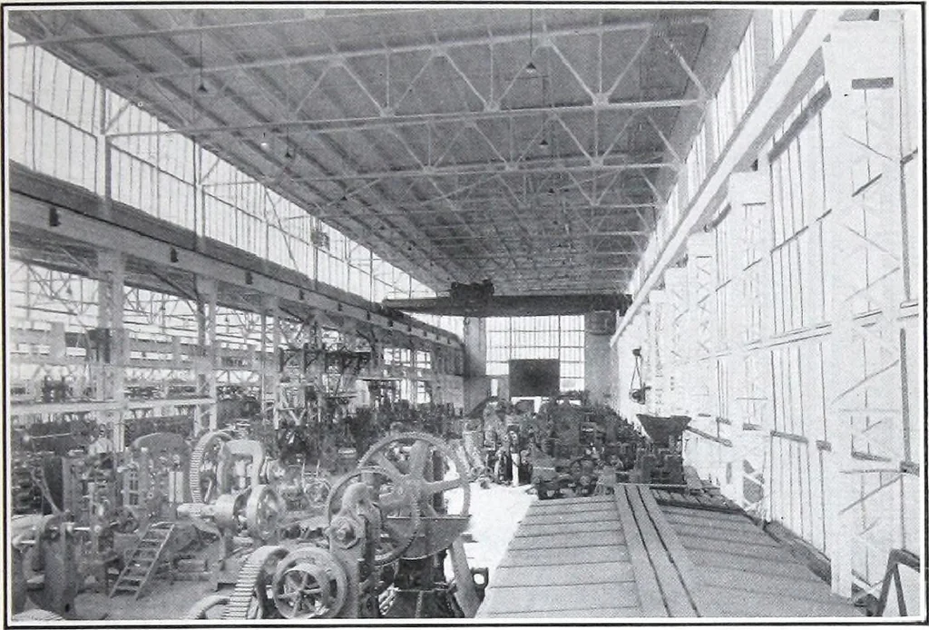 An illustration from "More Light: The Modern Well-lighted Plant is the "Barreled Sunlight" Plant, 1921, leaf 14