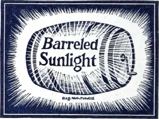 An illustration from "More Light: The Modern Well-lighted Plant is the "Barreled Sunlight" Plant, 1921, leaf 19
