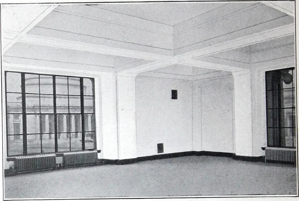An illustration from "More Light: The Modern Well-lighted Plant is the "Barreled Sunlight" Plant, 1921, leaf 7