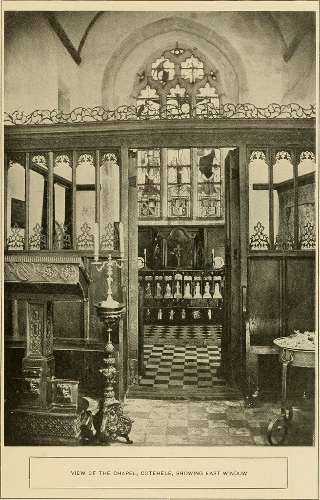 An illustration from More famous homes of Great Britain and their stories, 1902, leaf 108
