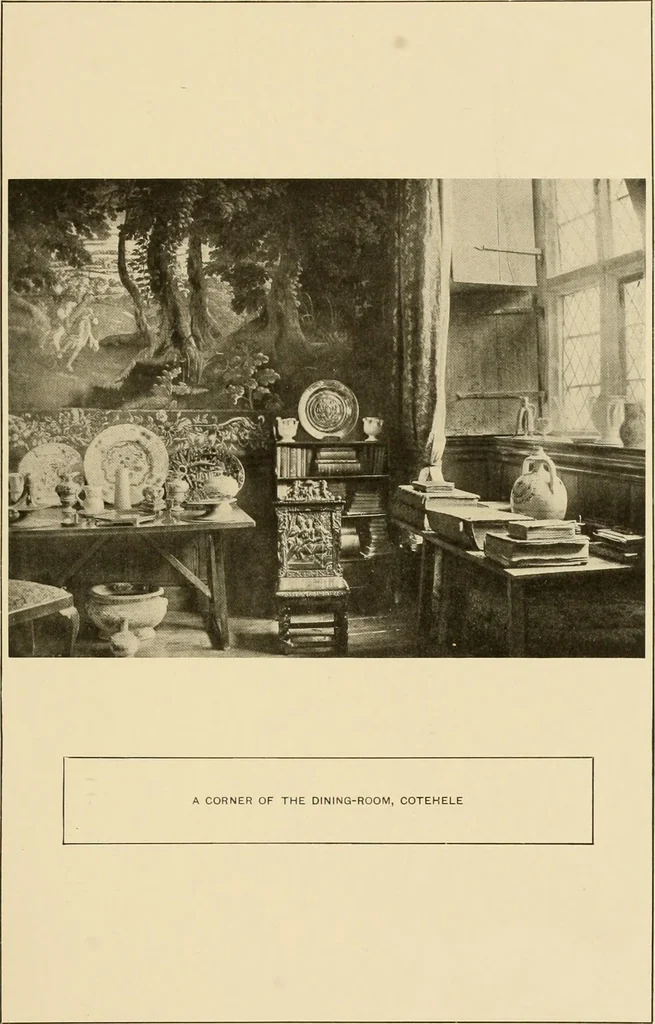 An illustration from More famous homes of Great Britain and their stories, 1902, leaf 110