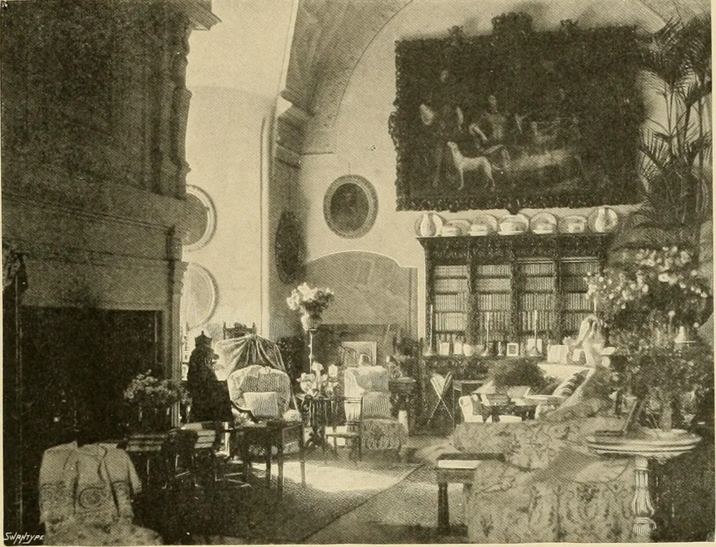 An illustration from More famous homes of Great Britain and their stories, 1902, leaf 132