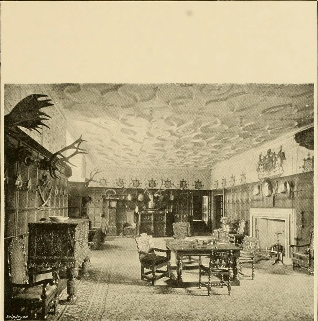 An illustration from More famous homes of Great Britain and their stories, 1902, leaf 158