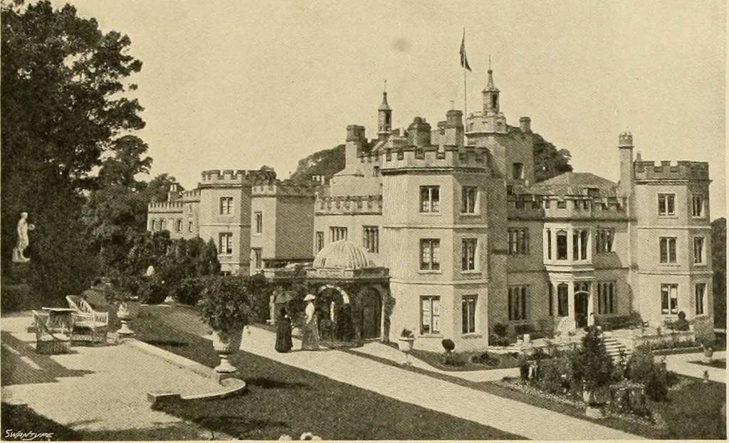 An illustration from More famous homes of Great Britain and their stories, 1902, leaf 180