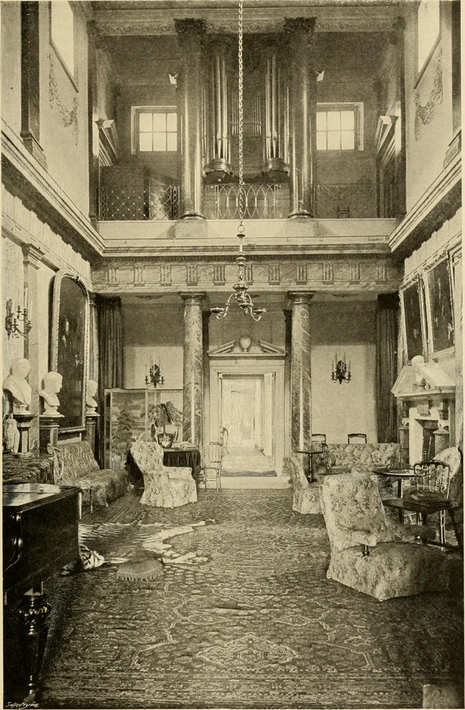 An illustration from More famous homes of Great Britain and their stories, 1902, leaf 190