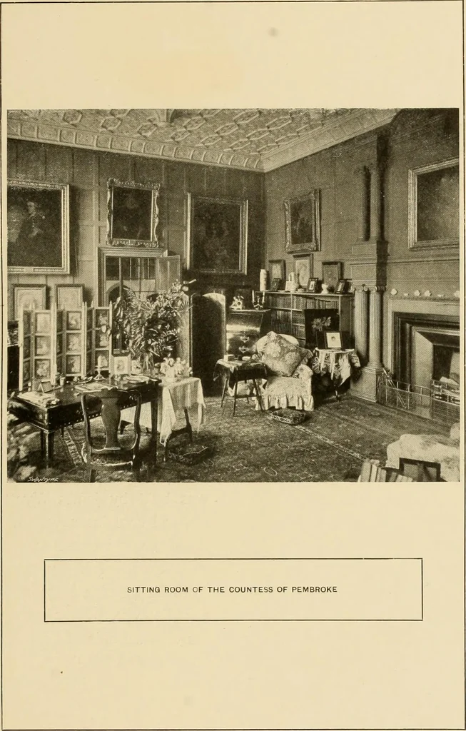 An illustration from More famous homes of Great Britain and their stories, 1902, leaf 224