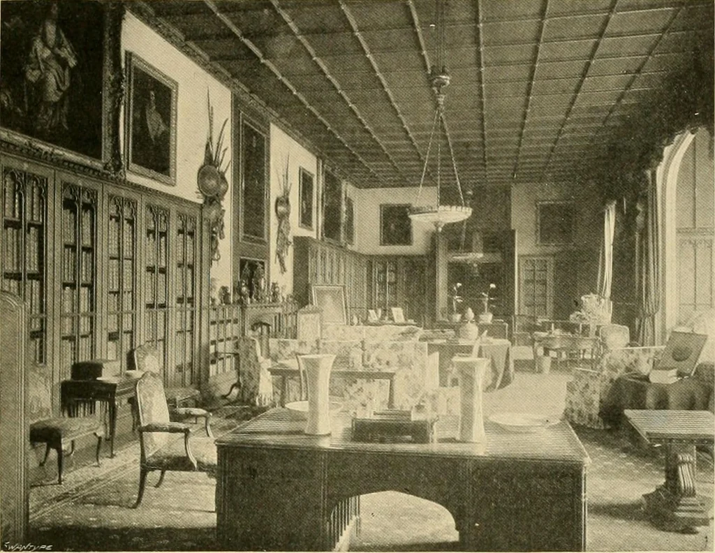 An illustration from More famous homes of Great Britain and their stories, 1902, leaf 226