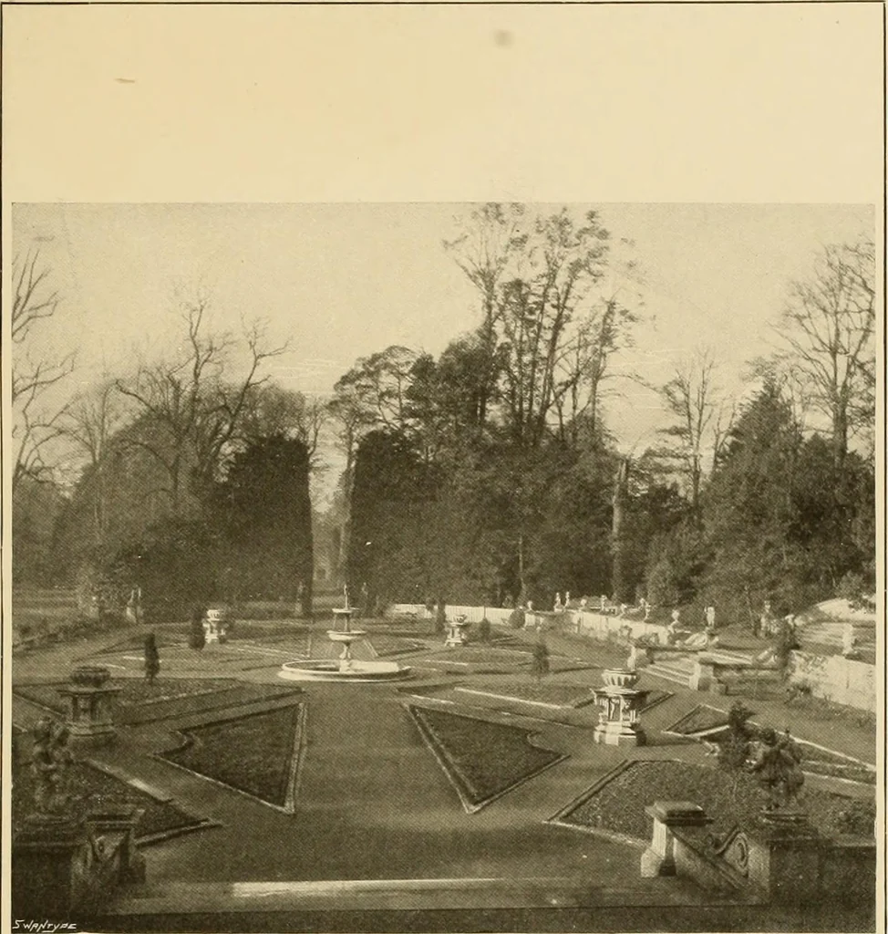 An illustration from More famous homes of Great Britain and their stories, 1902, leaf 232