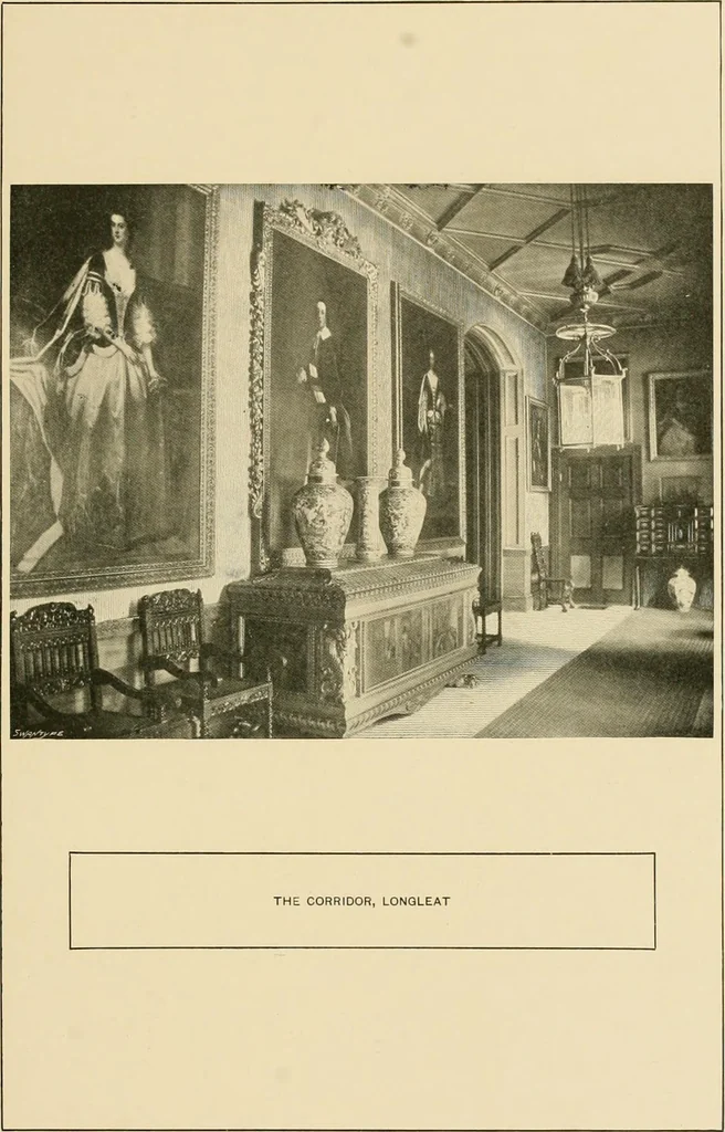 An illustration from More famous homes of Great Britain and their stories, 1902, leaf 246