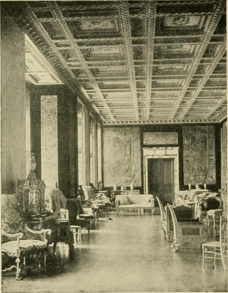 An illustration from More famous homes of Great Britain and their stories, 1902, leaf 253