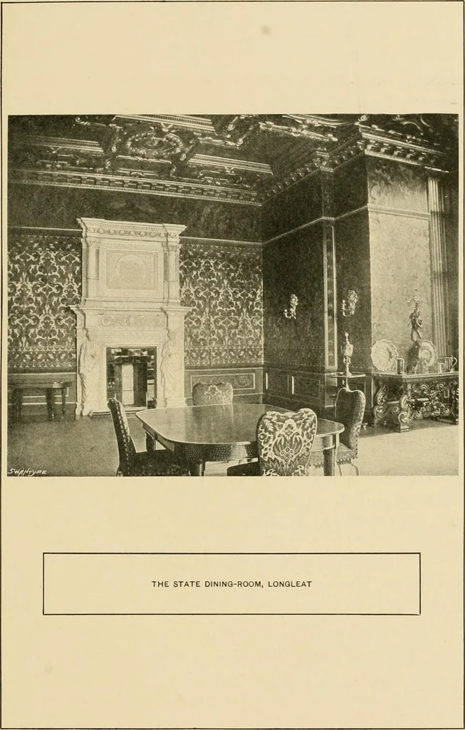 An illustration from More famous homes of Great Britain and their stories, 1902, leaf 254