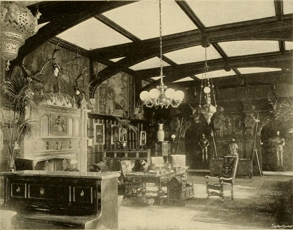 An illustration from More famous homes of Great Britain and their stories, 1902, leaf 268