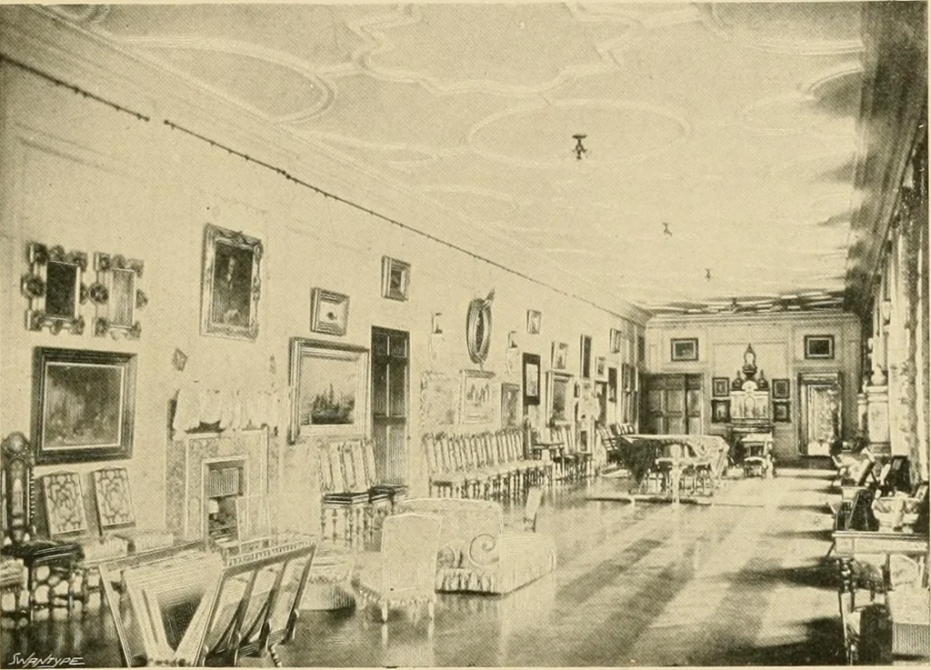 An illustration from More famous homes of Great Britain and their stories, 1902, leaf 270