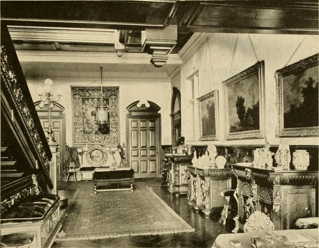 An illustration from More famous homes of Great Britain and their stories, 1902, leaf 276