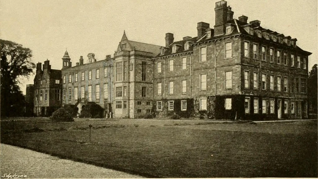 An illustration from More famous homes of Great Britain and their stories, 1902, leaf 284