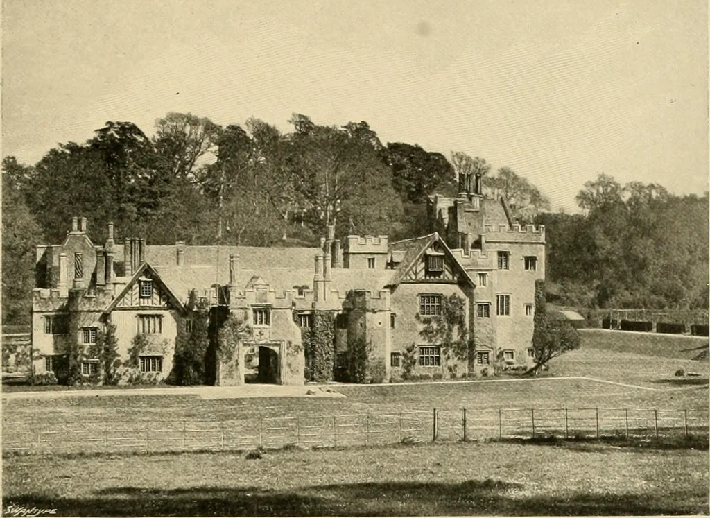 An illustration from More famous homes of Great Britain and their stories, 1902, leaf 288