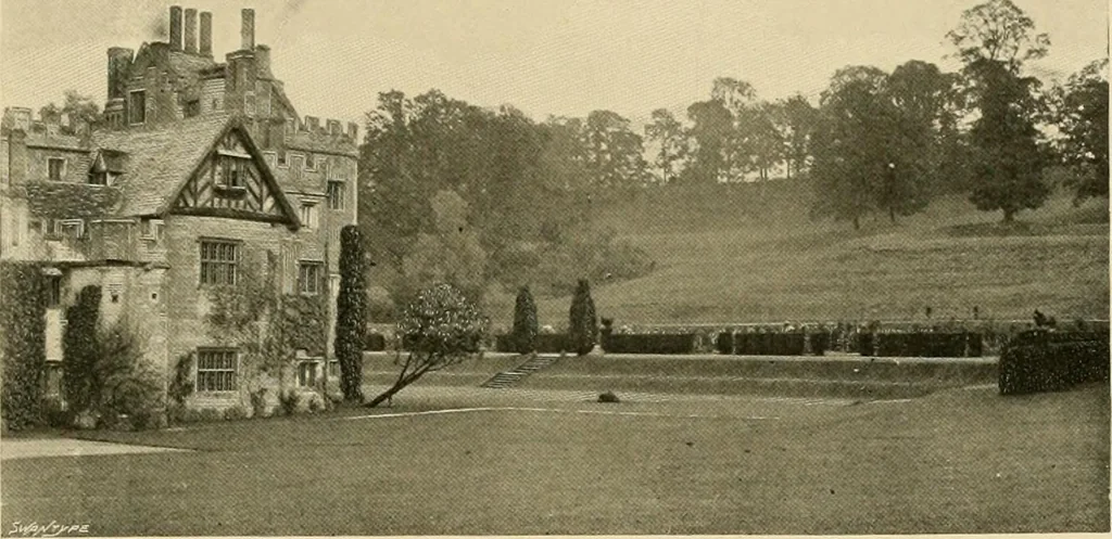 An illustration from More famous homes of Great Britain and their stories, 1902, leaf 292