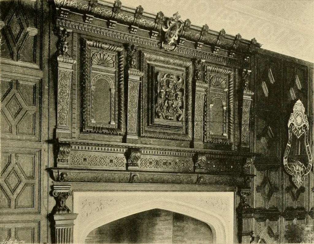 An illustration from More famous homes of Great Britain and their stories, 1902, leaf 306
