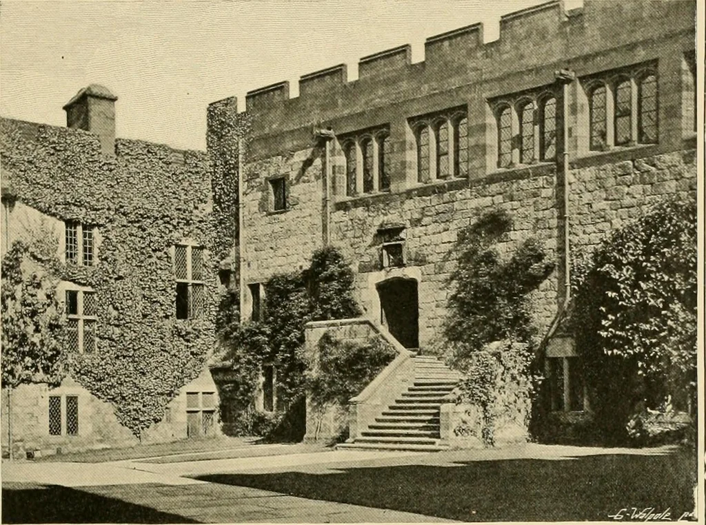An illustration from More famous homes of Great Britain and their stories, 1902, leaf 320