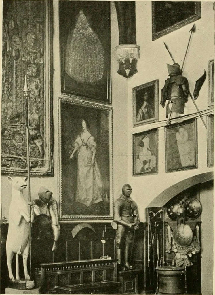 An illustration from More famous homes of Great Britain and their stories, 1902, leaf 323