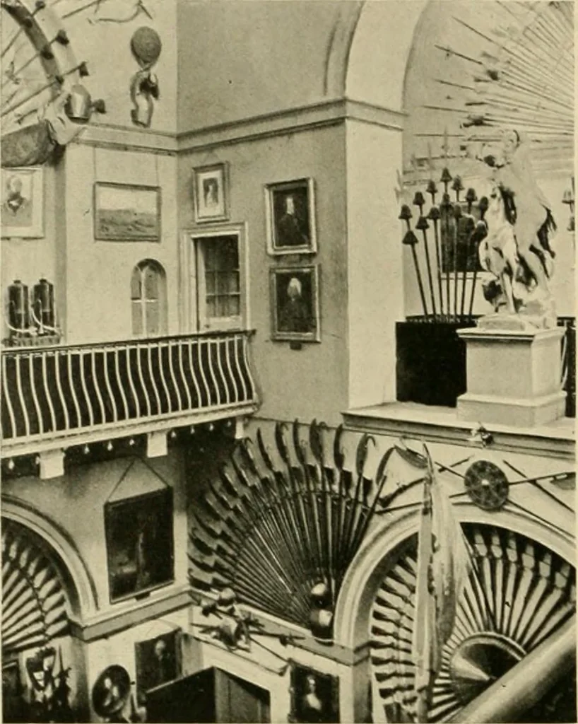 An illustration from More famous homes of Great Britain and their stories, 1902, leaf 349