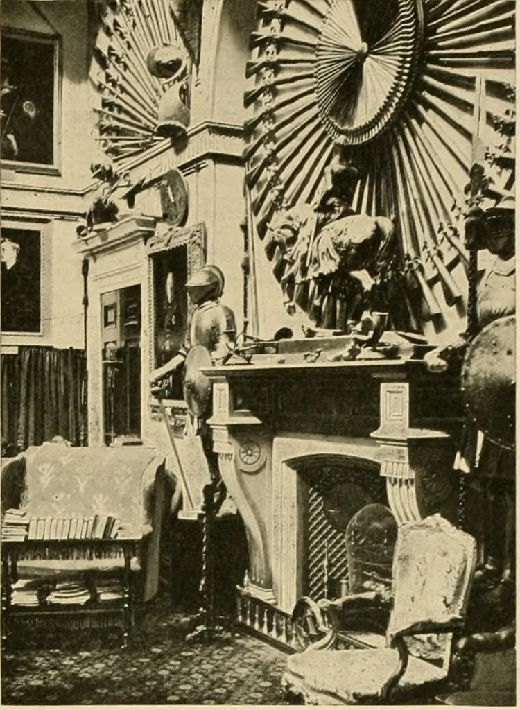 An illustration from More famous homes of Great Britain and their stories, 1902, leaf 350