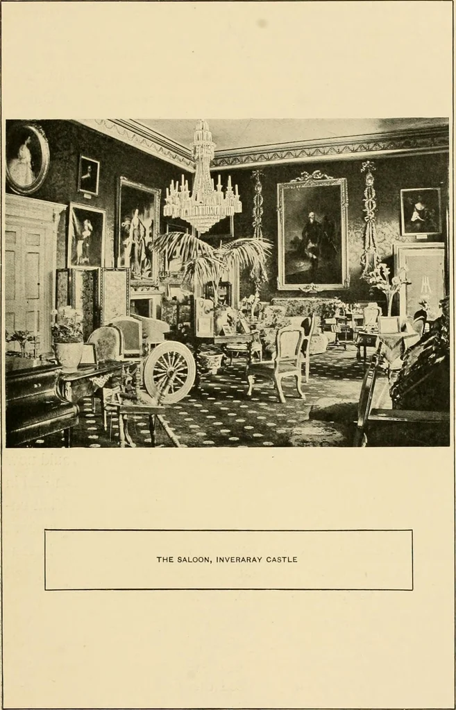 An illustration from More famous homes of Great Britain and their stories, 1902, leaf 352