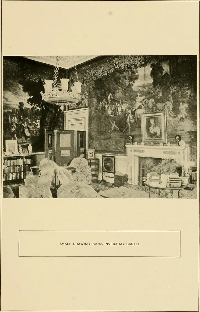 An illustration from More famous homes of Great Britain and their stories, 1902, leaf 356