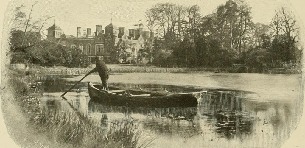 An illustration from More famous homes of Great Britain and their stories, 1902, leaf 37