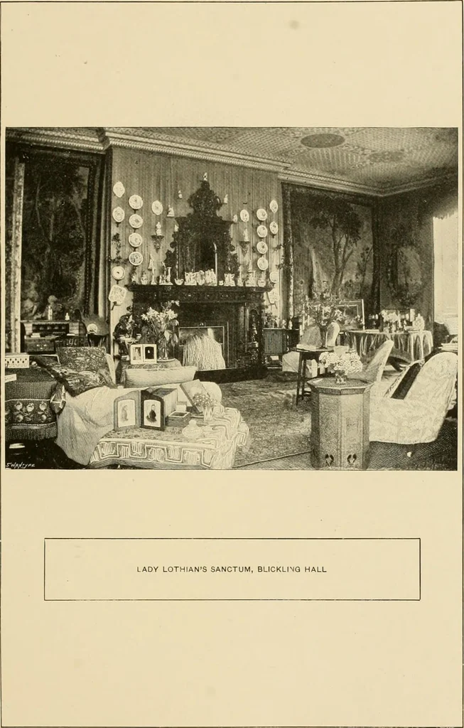 An illustration from More famous homes of Great Britain and their stories, 1902, leaf 44
