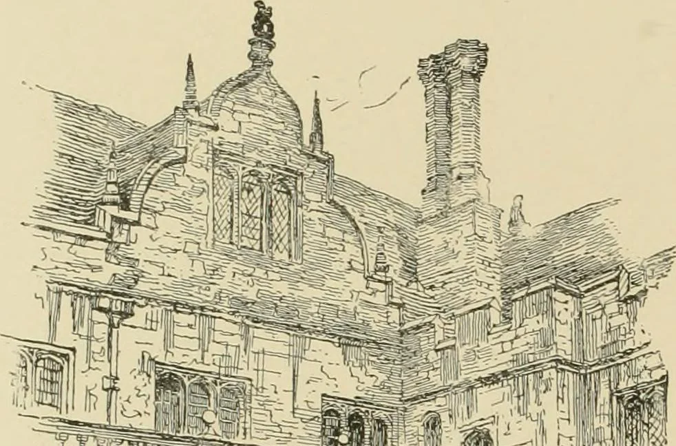 An illustration from More famous homes of Great Britain and their stories, 1902, leaf 67