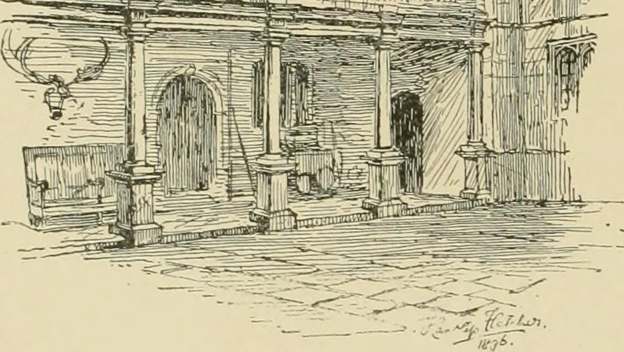 An illustration from More famous homes of Great Britain and their stories, 1902, leaf 67