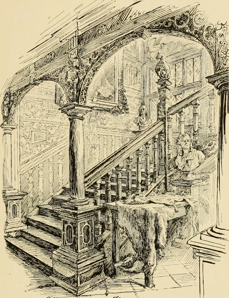 An illustration from More famous homes of Great Britain and their stories, 1902, leaf 70
