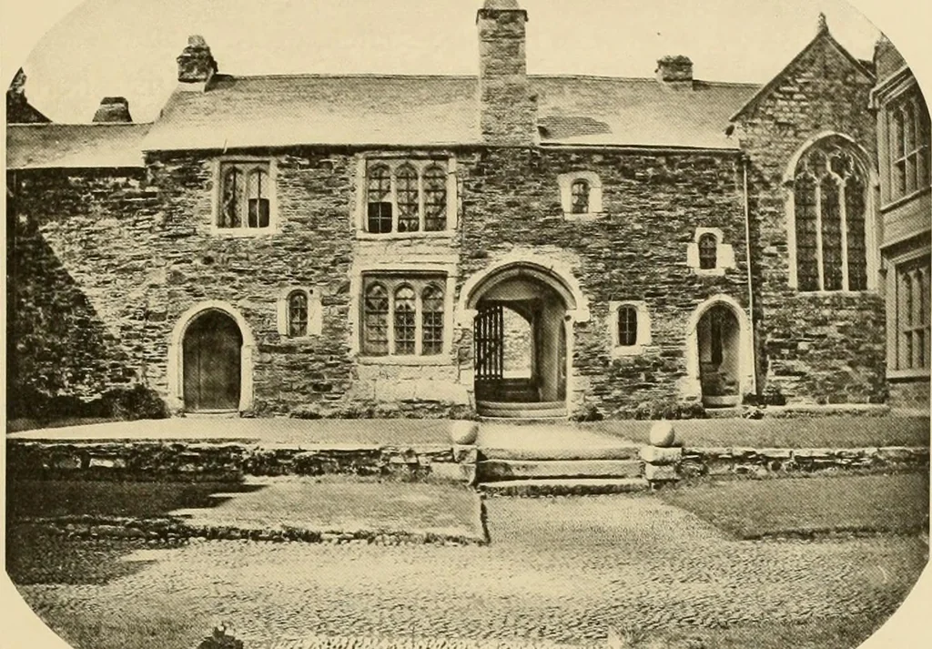 An illustration from More famous homes of Great Britain and their stories, 1902, leaf 98