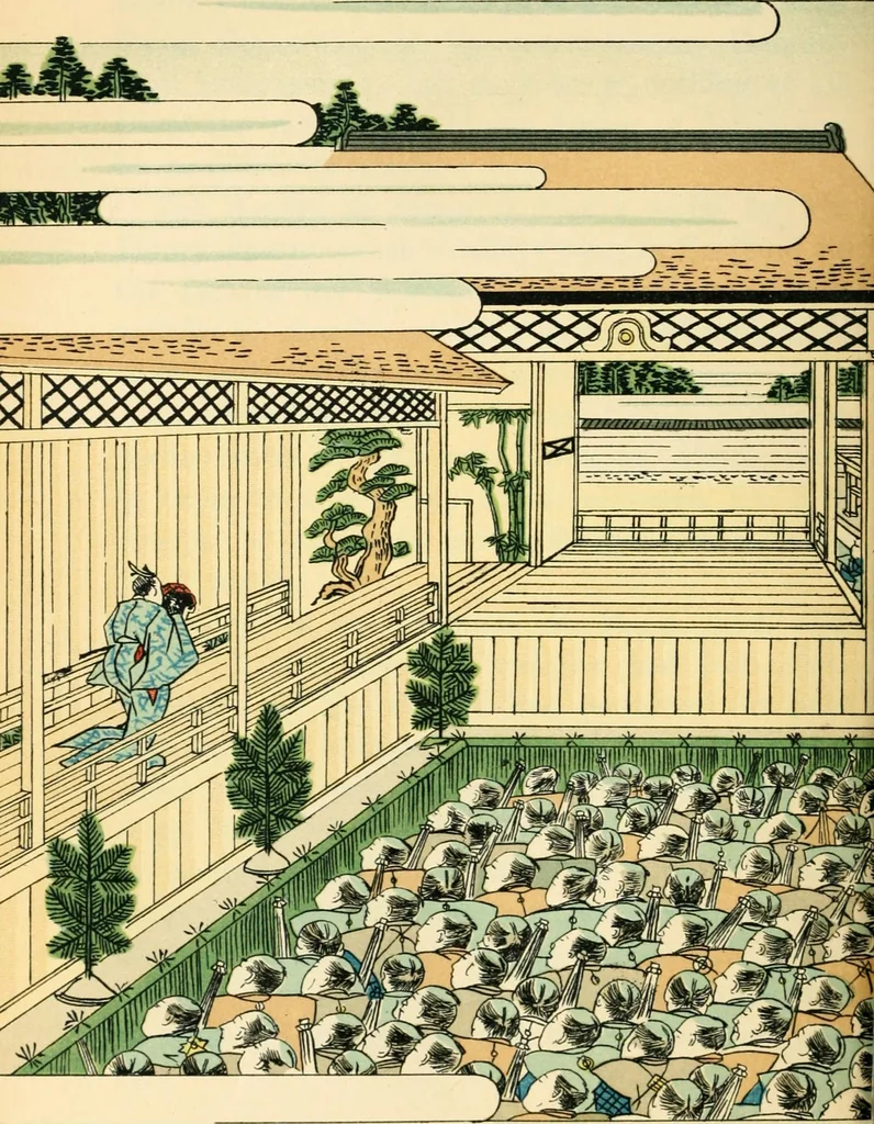 An illustration from More queer things about Japan, 1904, leaf 173