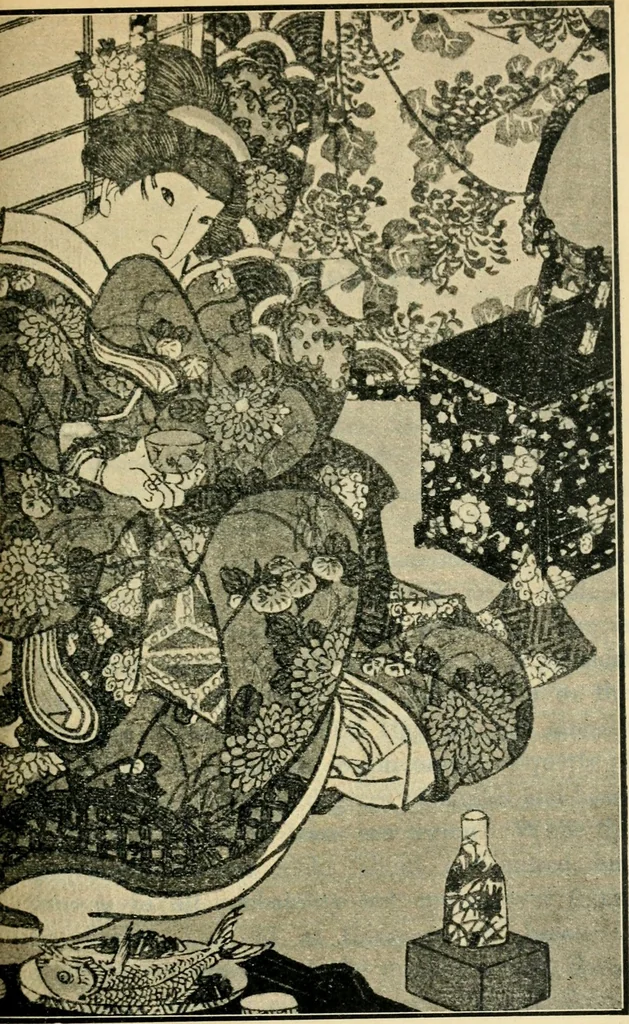 An illustration from More queer things about Japan, 1904, leaf 184