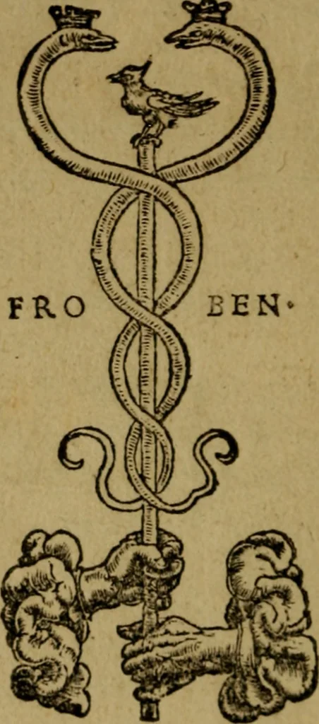 An illustration from Moriae encomium, id est, Stulticiae laudatio, ludicra declamatione tractata, 1540, leaf 395