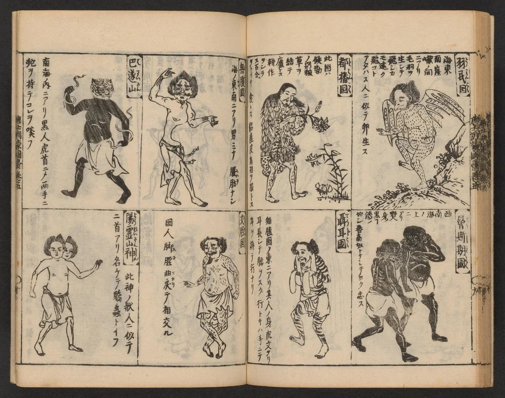 An illustration from Morokoshi kinmō zui, 1854, leaf 29