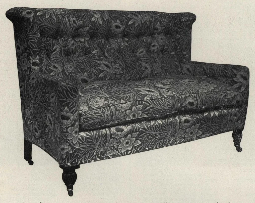 An illustration from Morris chintzes, silks, tapestries, etc., 1910, leaf 17