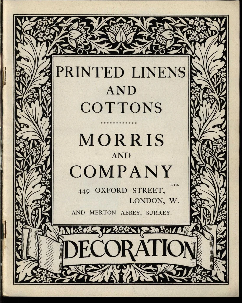 An illustration from Morris chintzes, silks, tapestries, etc., 1910, leaf 2